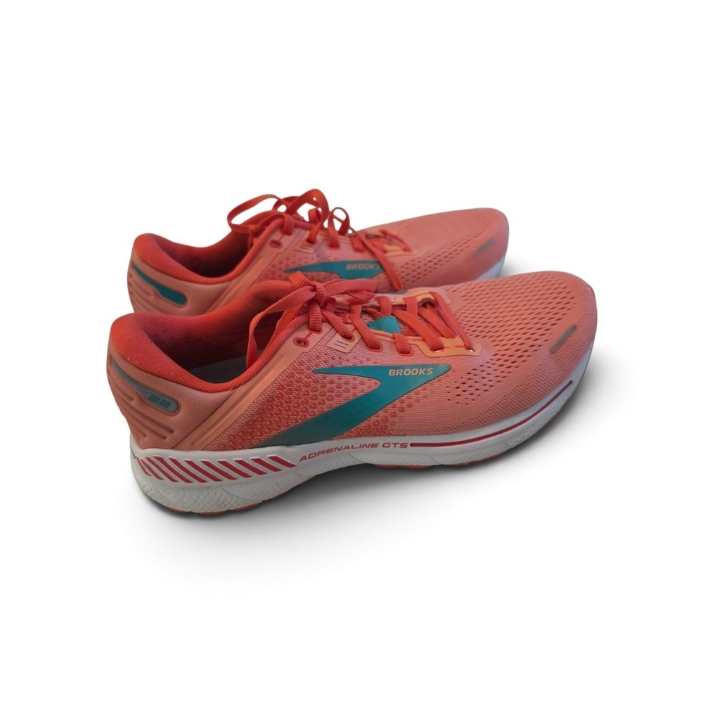 Brooks Adrenaline GTS 22 Womens Running Shoes Pink Teal Sneakers
Athleisure 11